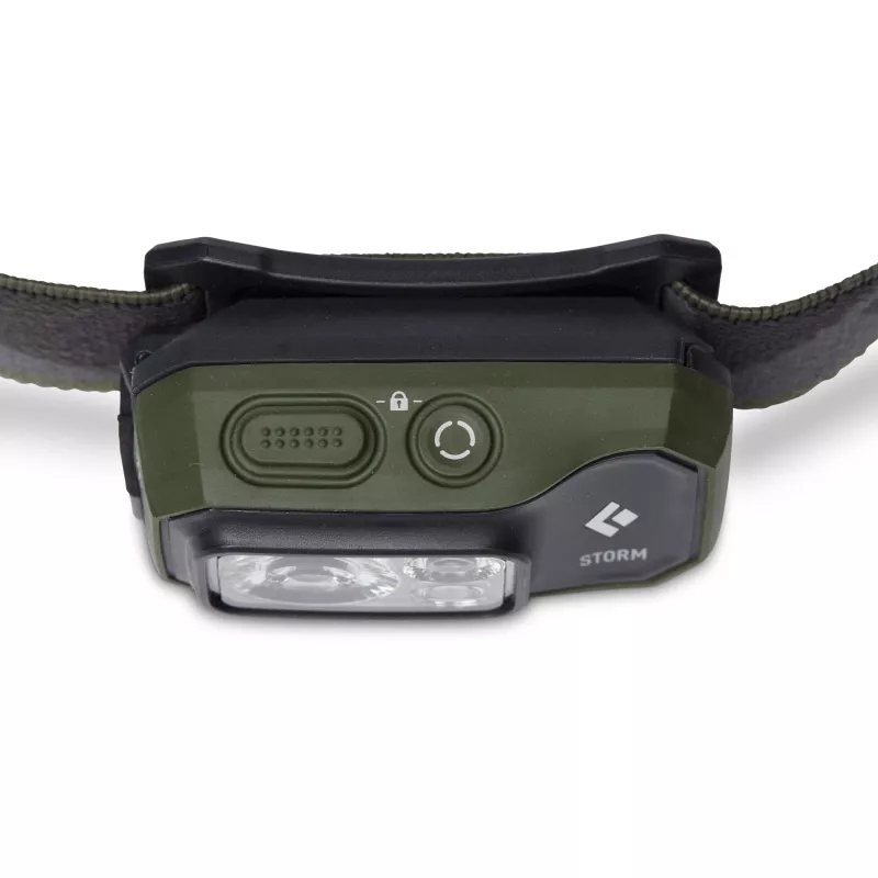Black Diamond galvas lukturis Storm 450 (olīvzaļš)