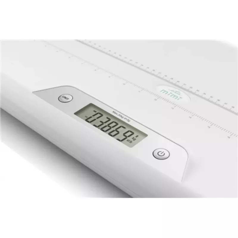 Mazuļu svari ETA ETA730690000 — zīdaiņu/mazu bērnu svari, maks. 20 kg, 5 g precizitāte, balts