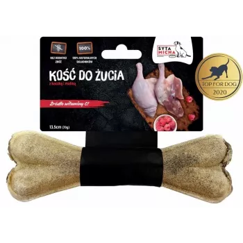 Suņu košļājamā našķe SYTA MICHA Pīle ar Avenēm 13,5 cm nūjiņa, bezgraudu, pieaugušiem suņiem, 94,54% olbaltumvielu