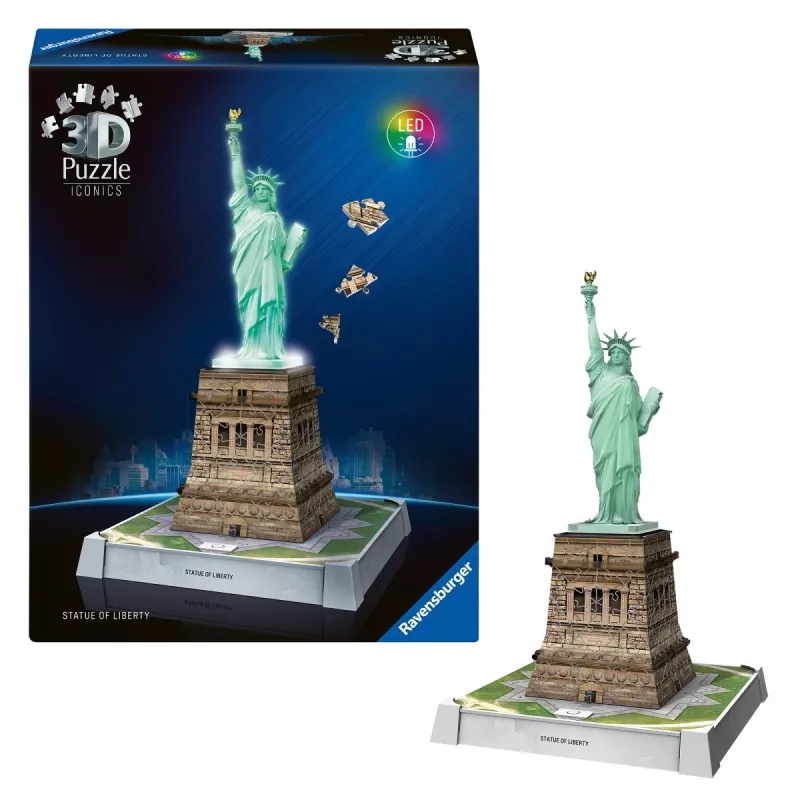 Puzle 3D Brīvības statuja