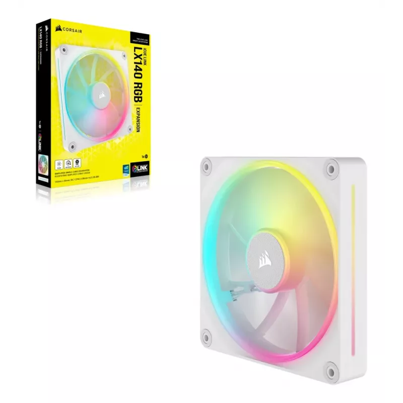 Ventilators Corsair CO-9051031-WW 14 cm 350-2000 RPM balts