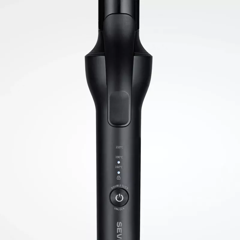Matu taisnotājs SEVERIN LS 0822 — Siltuma tehnoloģija, 250 W, 130 °C min, keramikas plāksnes, 2,8 m vads, melns/pelēks
