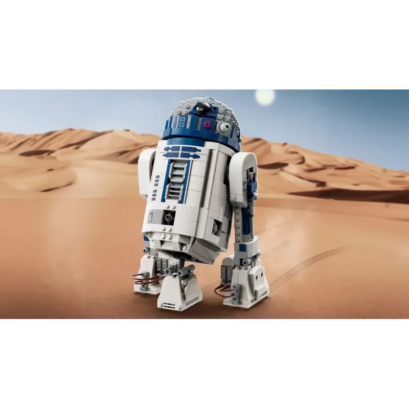 LEGO būvējamais droīds R2‑D2 komplekts 75379 — 1 050 detaļas, 10+ gadi, 160×110×240 mm, 0,24 kg
