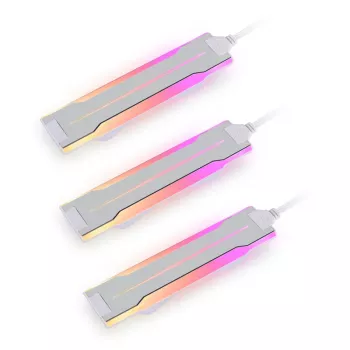 Fona apgaismojums Lian Li P28ARGB-B RGB 5V melns ABS alumīnijs PC