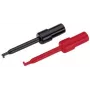 Testa zondes komplekts Voltcraft 108542, 2 mm kontaktdakšas, CAT I, melnas un sarkanas