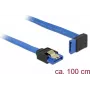 SATA kabelis DeLOCK 84999 1 m SATA 7-pin Melna zila