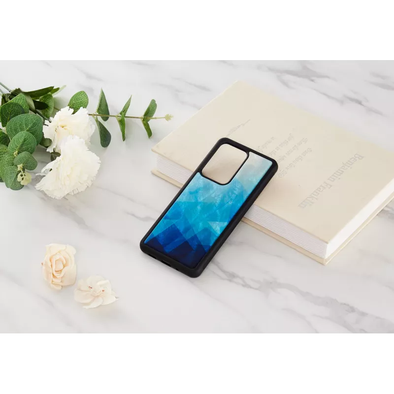 Aizsargtelefona maciņš iKins Samsung Galaxy S20 Ultra, zils ezers/melns