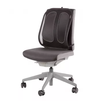Fellowes muguras balsts biroja krēslam - Office Suites sieta muguras balsts ar sieta audumu - H51.28 x W43.97 x D14.13 cm