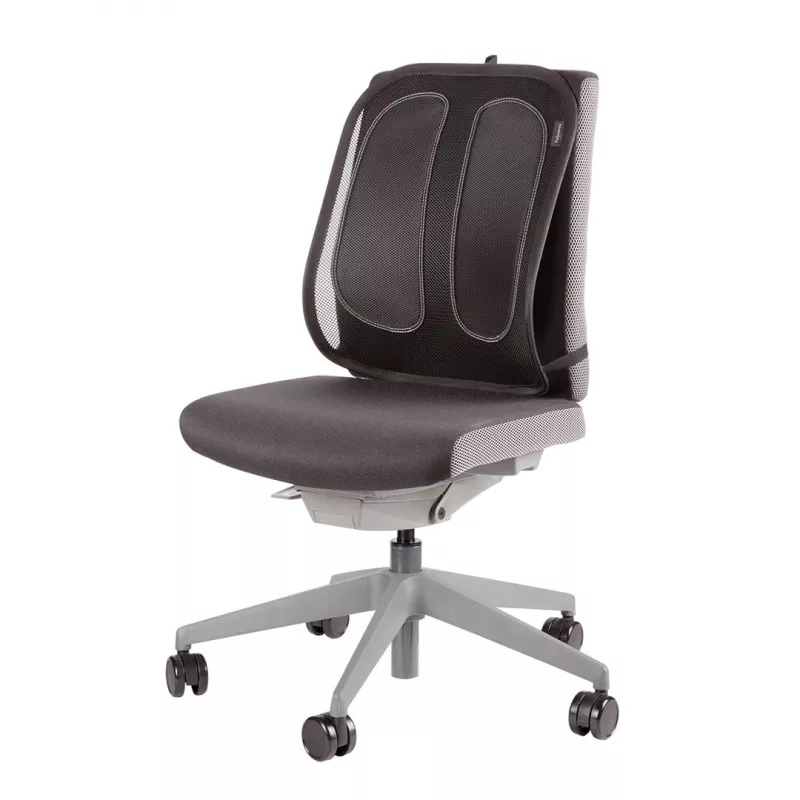 Fellowes muguras balsts biroja krēslam - Office Suites sieta muguras balsts ar sieta audumu - H51.28 x W43.97 x D14.13 cm