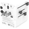 Ceļojumu adapteris 20W GaN Nomad 2xUSB-C + 1xA