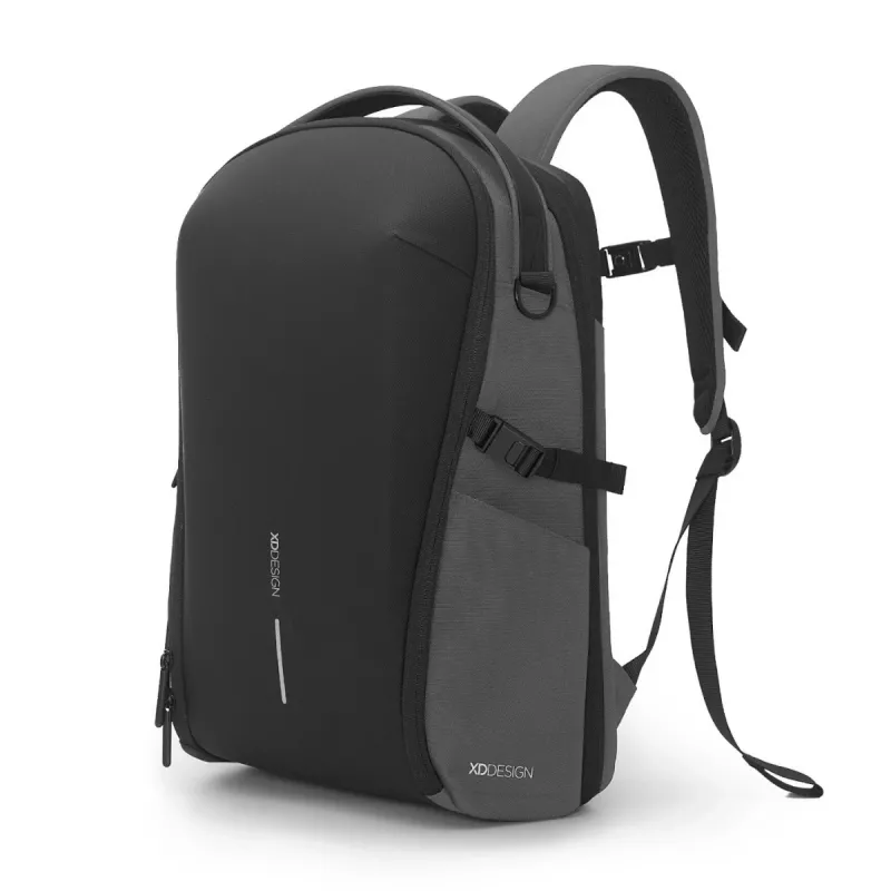 Mugursoma XDDESIGN Bizz pelēka P705.932 — ūdensizturīga, viegla pilsētas mugursoma