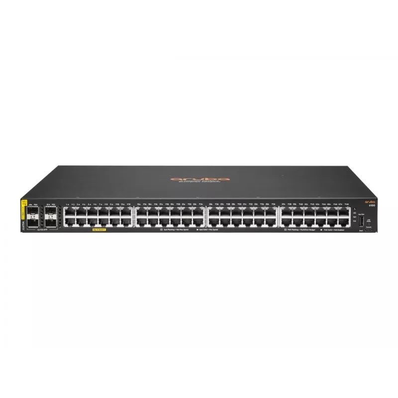 Pārvaldāms slēdzis HPE Aruba Networking Aruba 6100 48G PoE 4SFP+ 370W