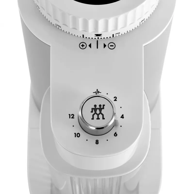 Graudu dzirnaviņas ZWILLING Enfinigy 135 W sudrabaini balta