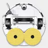 Mopu uzgaļu komplekts KARCHER RVM 4 (2.269-130.0) dzeltens, balts