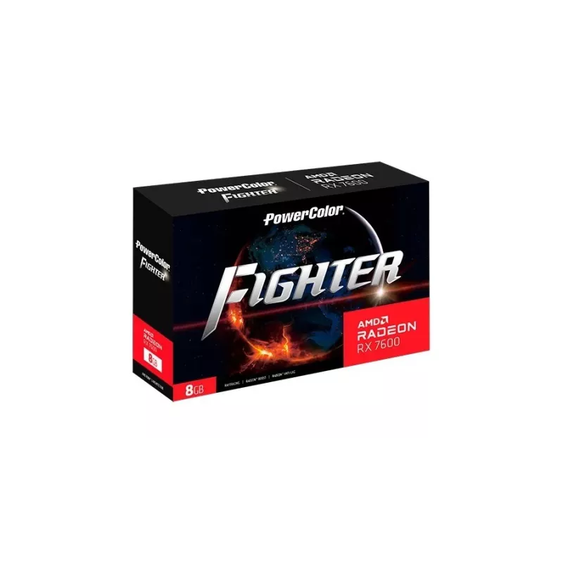 PowerColor Fighter Radeon RX 7600 8GB grafikas karte
