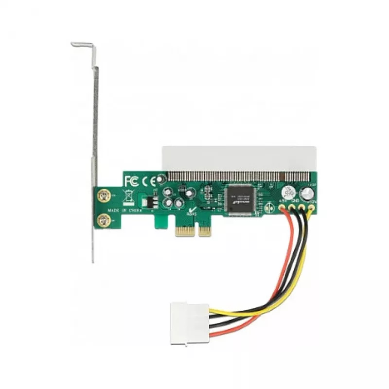 DeLOCK paplašinātāja karte PCI Express x1 uz 1 x PCI 32 bitu 5 V slots Asmedia