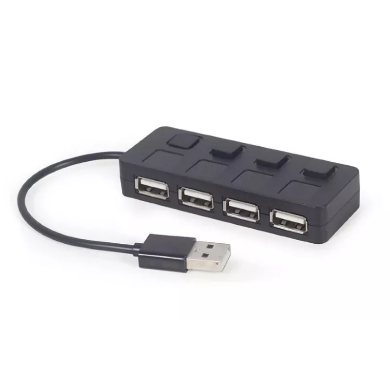 USB 2.0 saskarnes centrmezgls Gembird UHB-U2P4-05 ar 4 USB pieslēgvietām