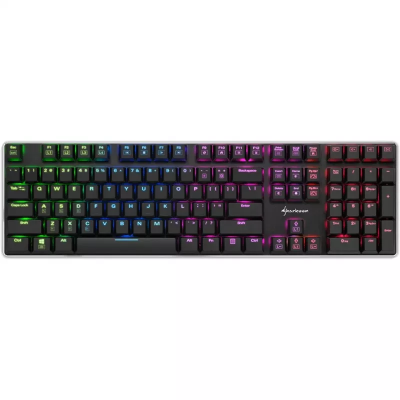 PureWriter RGB, Gaming Keyboard melns, FR-Layout, Kailh Choc Low Profile Blue