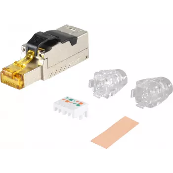 Tīkla savienotājs helos RJ-45 M ekranēts Cat 8.1 ātrdarbīgiem Ethernet savienojumiem