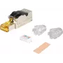 Tīkla savienotājs helos RJ-45 M ekranēts Cat 8.1 ātrdarbīgiem Ethernet savienojumiem