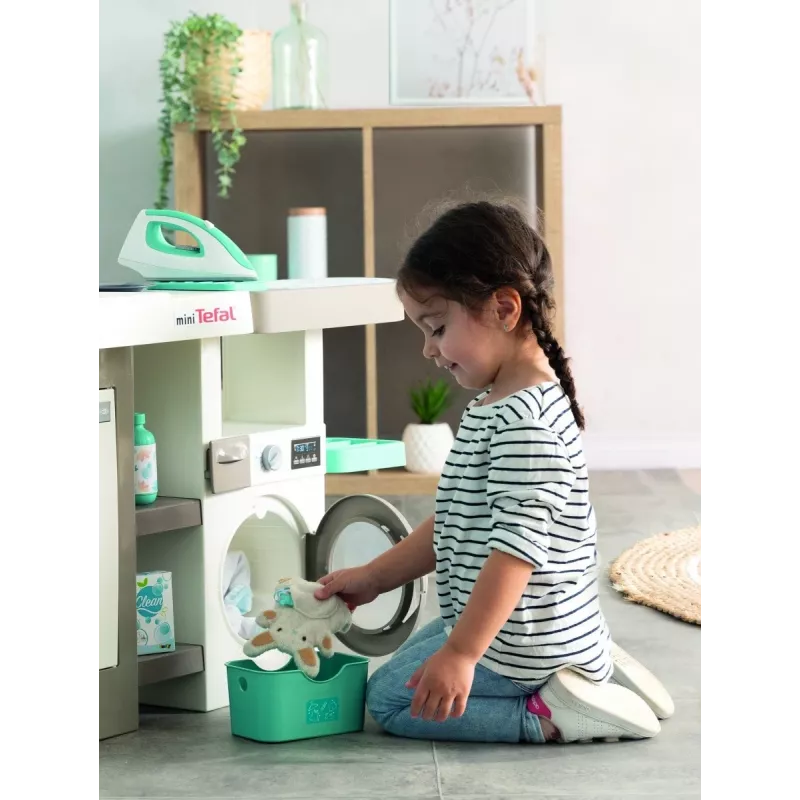 Smoby 311050 rotaļu virtuve ar veļas zonu un piederumiem