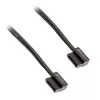 SilverStone SST-CP11B īpaši zema profila SATA kabelis - 50 cm, melns
