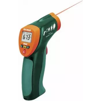 EXTECH IR400 infrasarkanais termometrs, IR termometrs, optika 8:1, mērījumu diapazons no -20 līdz +332 °C (IR400)