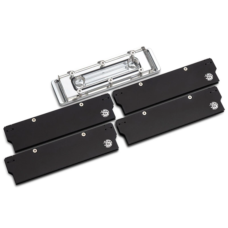 Bitspower Memory Cooler, DDR5, caurspīdīgs, abpusējs - 4 DIMMS
