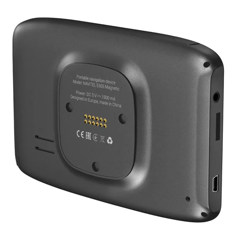 GPS navigators Navitel Navitel E505 Magnetic — 5 collu TFT skārienekrāns, 8 GB, MicroSD, rokas/stacionārs, 161 g