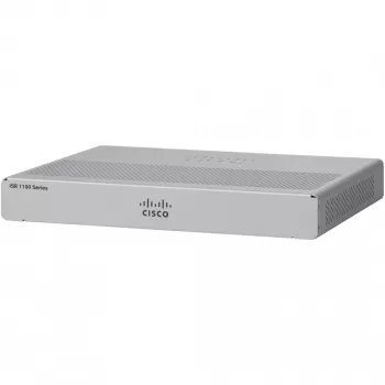 Router Cisco C1101-4P — integrētais galda maršrutētājs, 4 x Gigabit Ethernet (GbE) porti, GE WAN, USB 3+, 1 gada garantija