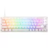 Ducky One 3 Aura balta SF tastatūra, spēlēm, USB, QWERTY, ASV angļu val.