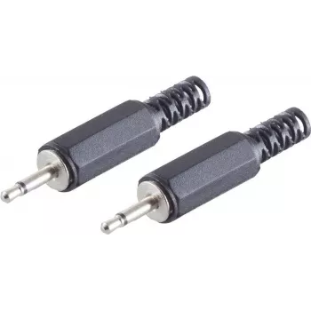 Vadu savienotājs ShiverPeaks BS51300-2 2,5 mm Melns Vīrišķais 2 gab.