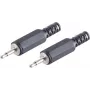 Vadu savienotājs ShiverPeaks BS51300-2 2,5 mm Melns Vīrišķais 2 gab.