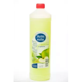 Šķidrās ziepes Nenurodyta P03-01-2-00 ar glicerīnu, ābolu aromātu, 1 L pudele