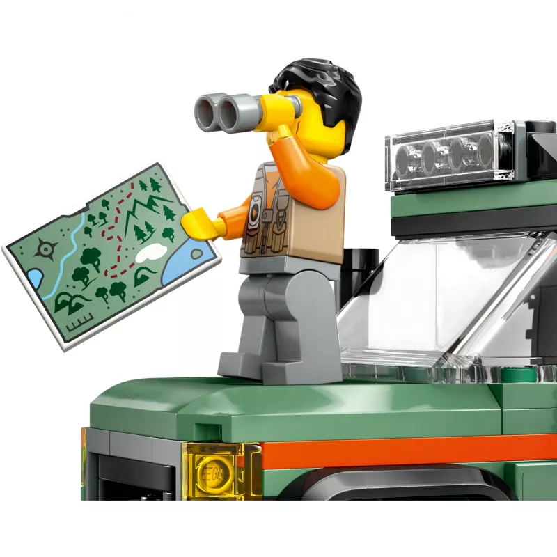 LEGO City bezceļa SUV 4x4 konstruktora komplekts 60447 — 221 detaļas, 1 minifigūra, vecums 6+
