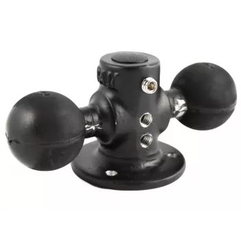 RAM Mounts apaļa dubultlodes bāze - C-lode (1,5 inch), polimaisā (RAM-217-1U)