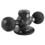 RAM Mounts apaļa dubultlodes bāze - C-lode (1,5 inch), polimaisā (RAM-217-1U)