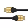 Qoltec 50355 HDMI v2.1 kabelis Īpaši ātrs 8K | 60Hz | 28AWG | ZELTS | 2m