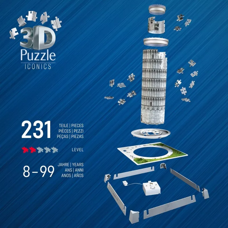3D puzle Ravensburger 12008028 216 gab. Ēkas
