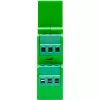 Shelly Pro Dimmer 2PM iebūvējams zils, zaļš, pelēks