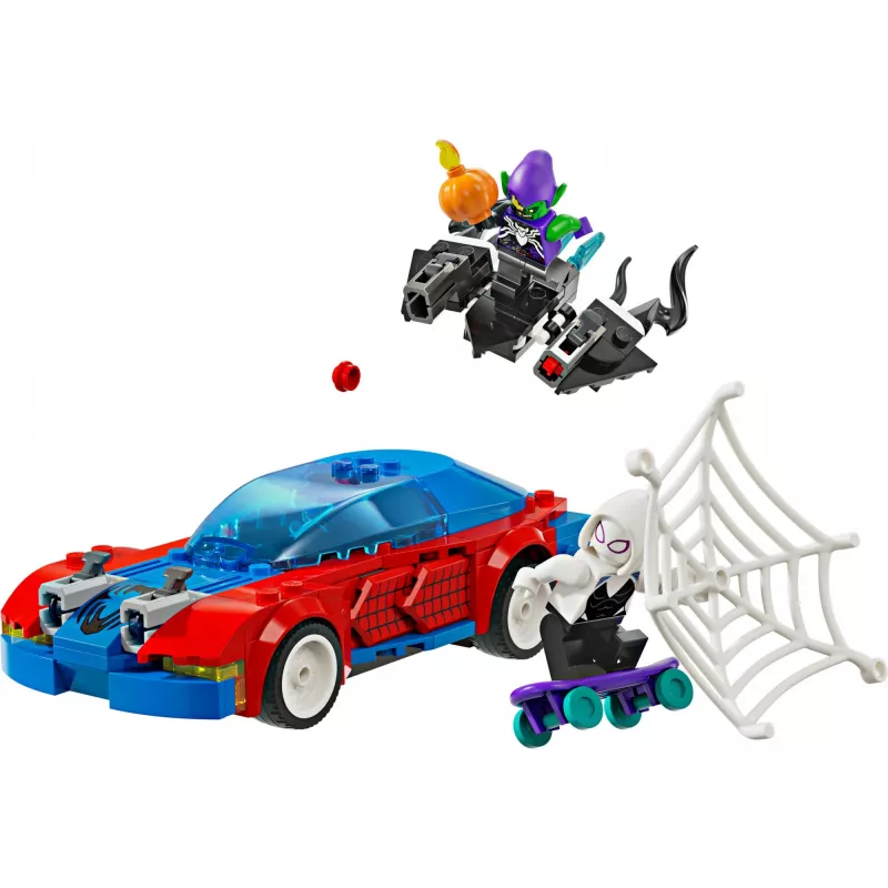 Lego Marvel 76279 Spider-Man Race Car & Venom Green Goblin Būvējams komplekts
