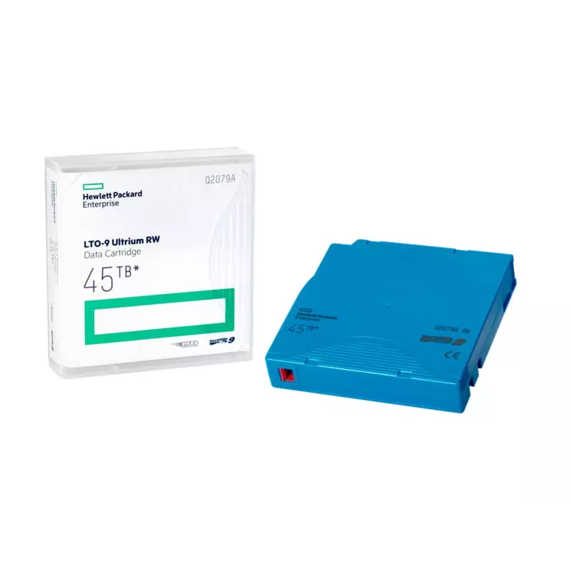 HPE LTO-9 Ultrium 45TB RW Datu kasetne