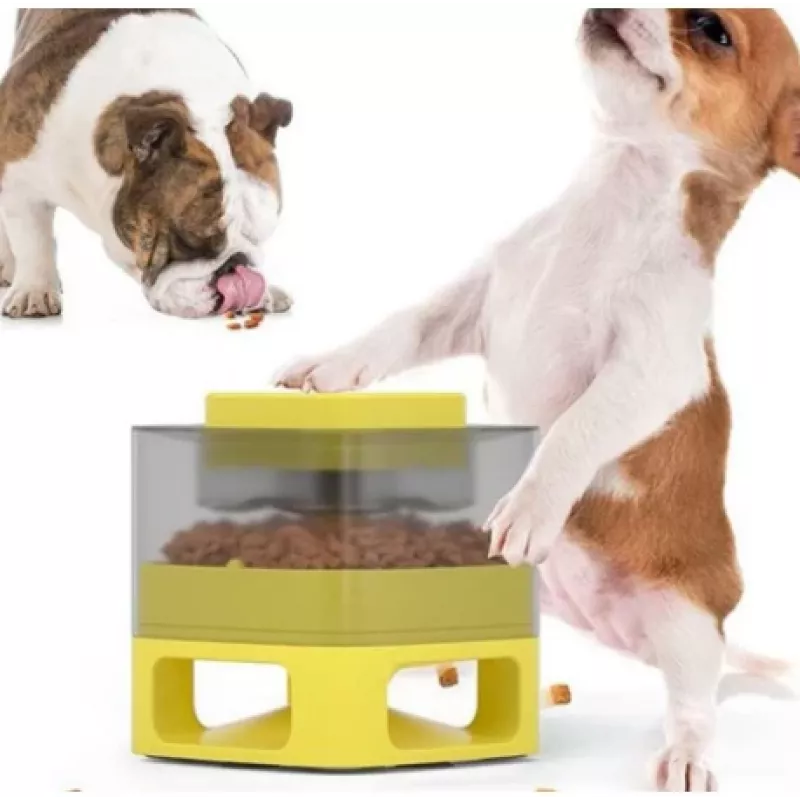 Doggy Village MT7130Y Pet Auto-Buffet dzeltens