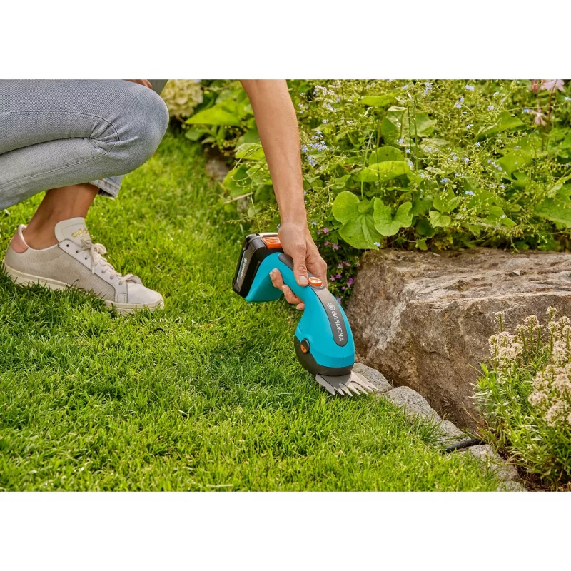 Bezvadu zāles šķēres Gardena 14750-30 8 cm 18 V Melna Zaļa