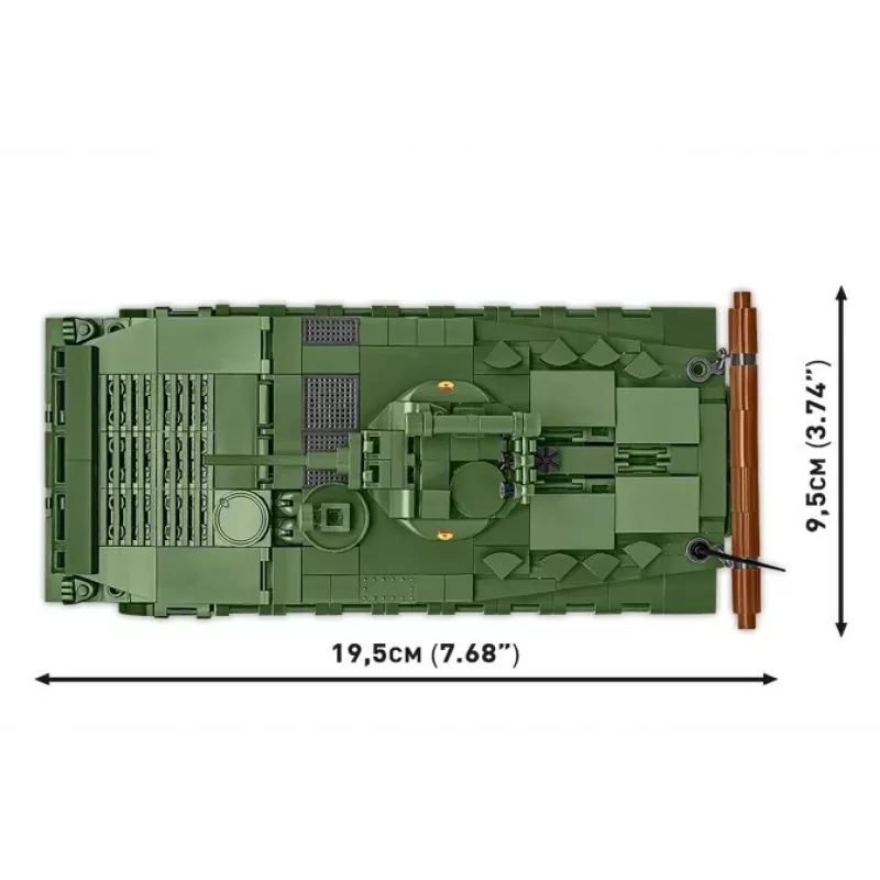 Konstruktoru komplekts Cobi Blocks BMP-1 758 detaļas - mēroga modelis no būvklučiem
