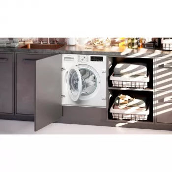 Neff W6441X1 veļas mašīna ar priekšējo ielādi 8 kg 1400 apgr./min Balta
