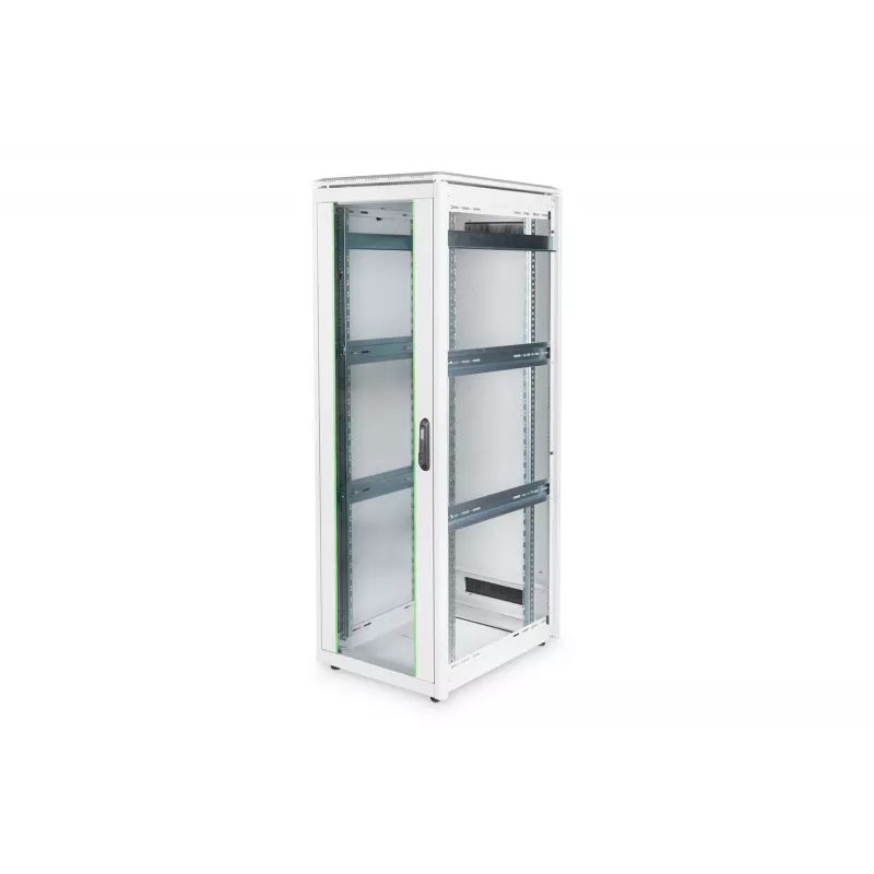 DIGITUS 36HE Unique tīkla skapis 600x800mm stikla durvis pelēks