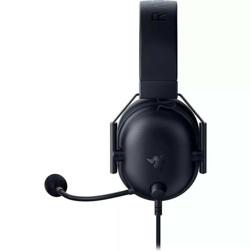 Vadu spēļu austiņas Razer MelnsShark V2 X — binaurālas, 3,5 mm, 32 Ω, 12–28000 Hz, mikrofons ar izliekamu strēli -42 dB, 270 g