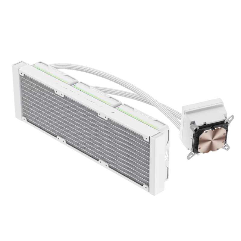 Gamemax | CPU šķidruma dzesētājs | HAILSTORM 360 LCD | Balts