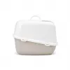 Segta kaķu tualetes kaste Savic Nestor Jumbo, plastmasa, 66.5×48.5×46.5 cm, kafijas/balta